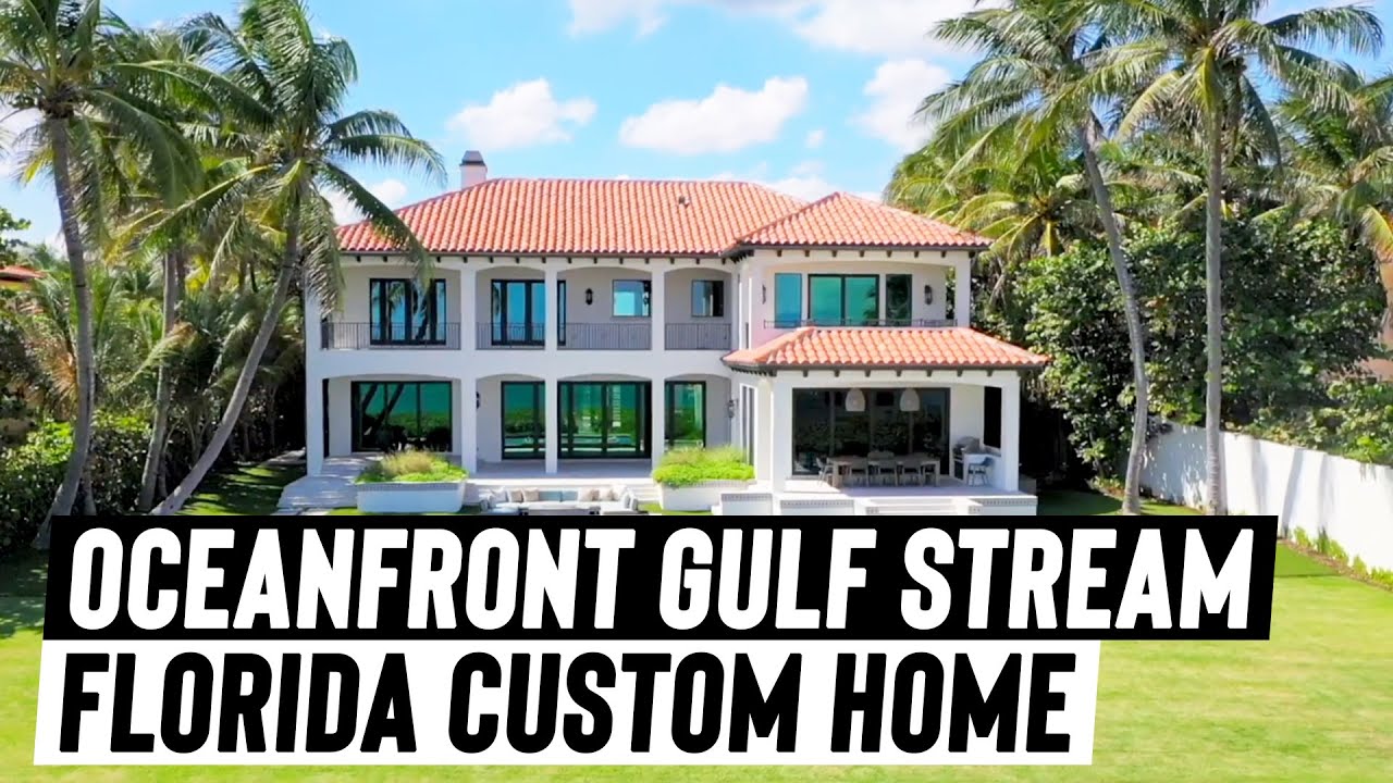 Oceanfront Gulf Stream Florida Custom Home by Marc Julien Homes
