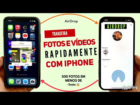 Como usar o #AIRDROP para transferir arquivos no iPhone ou iPad?