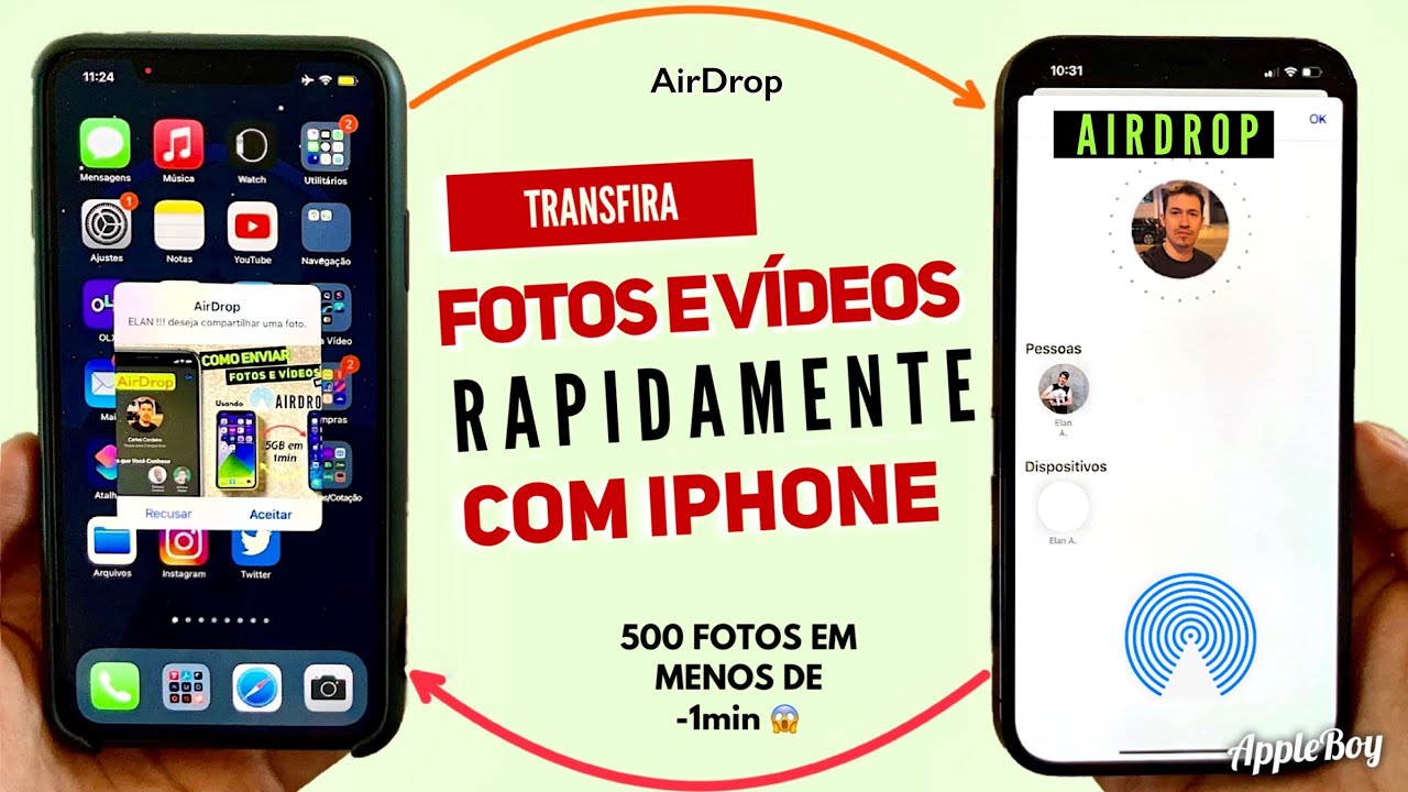 Como Usar O AIRDROP Para Transferir Arquivos No IPhone Ou IPad YouTube