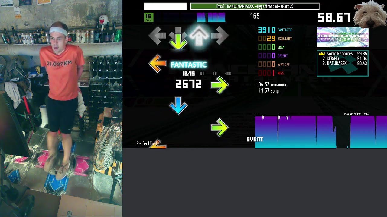 PerfectTaste - ITG - [16] TRANCEMANIAXXX ~Hypertranced~ (Part 2) 99.76% / 98.53% EX