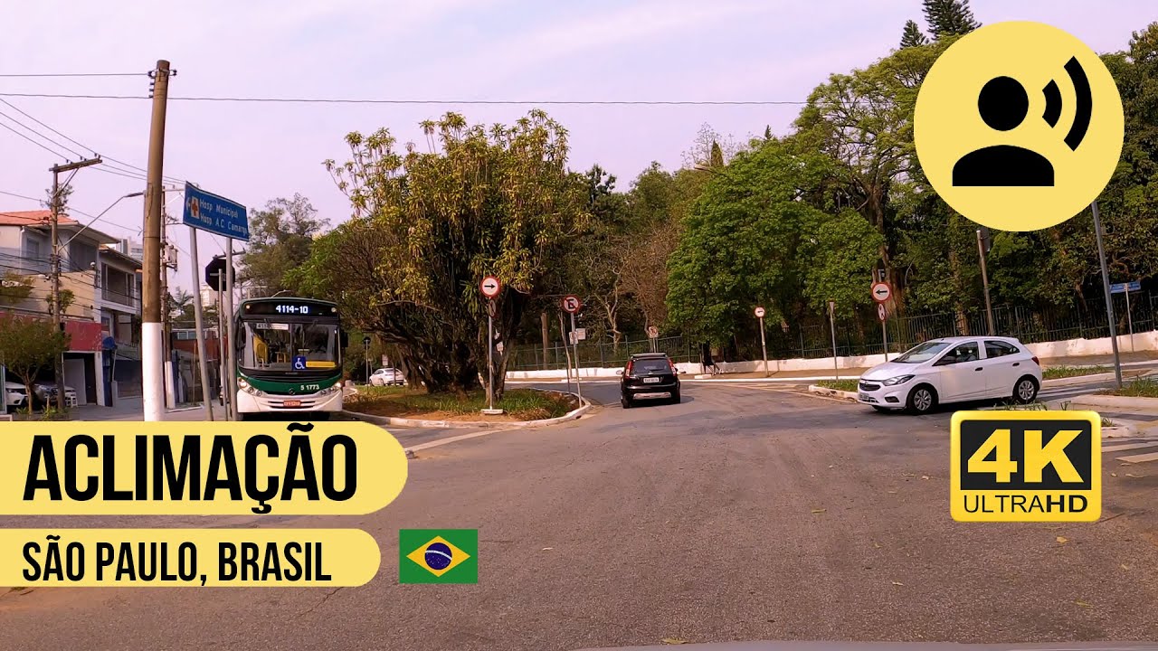 ⁴ᴷ⁶⁰ Dirigindo pelo bairro da Aclimação, São Paulo, Brasil 