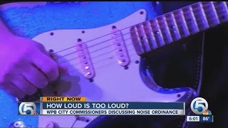 West Palm Beach noise ordinance meeting