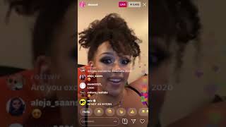 Doja Cat Instagram Live (Jan 8, 2020) MTV, Say So MV, Smoking