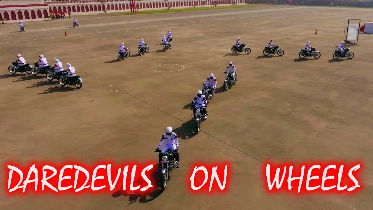 Daredevil Bikers of BSF | Raising Day | Aerial