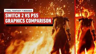 Final Fantasy 7 Remake - Switch 2 Vs PS5 Graphics Comparison