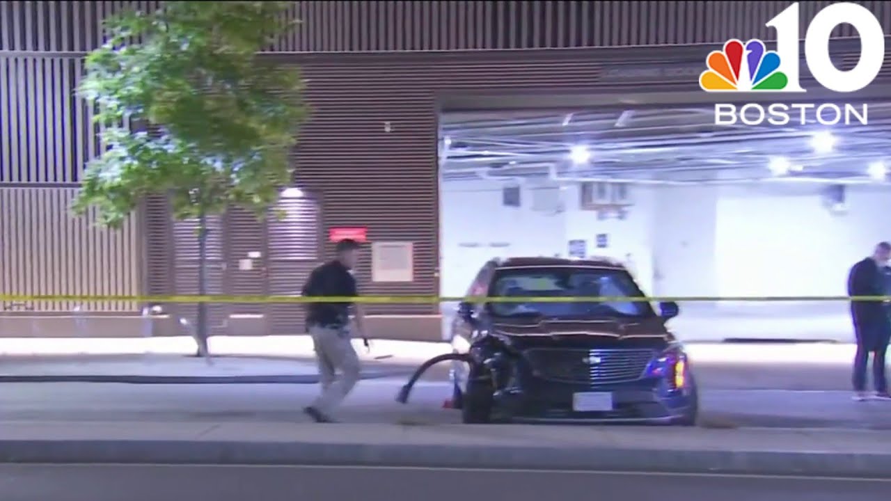 One dead, one hospitalized after car crashes into building in Boston's ...