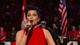 Nelly Furtado U0026 Tony Duncan  O Canada   Nba Allstars 14022016