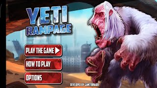 Yeti Rampage Full Gameplay Level 1/16 Yeti Vs. Tarbosaurus screenshot 4