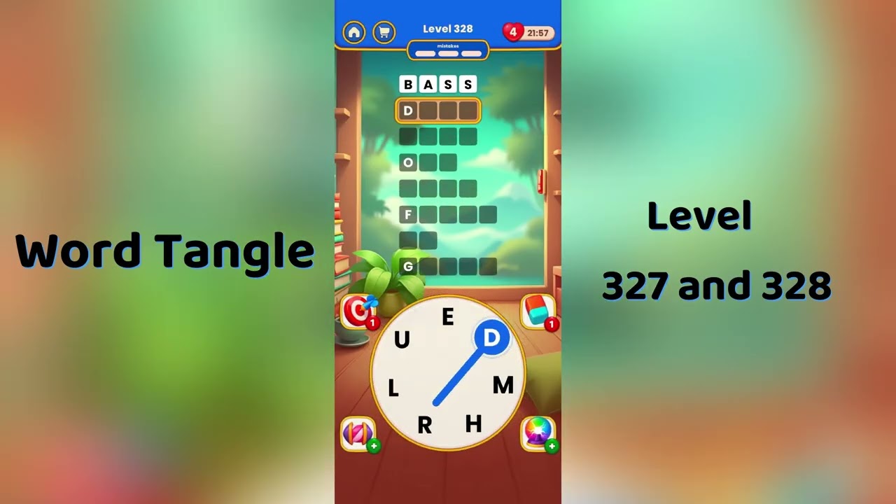 Word Tangle Level 327 Answers | Word Tangle Level 328 Solutions | Go Answer