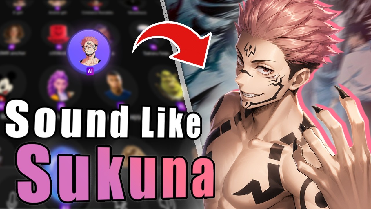 This AI Voice Changer Made Me Sound Like Sukuna | Get the Perfect Sukuna Voice in 3 Mins