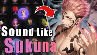 This AI Voice Changer Made Me Sound Like Sukuna | Get the Perfect Sukuna Voice in 3 Mins