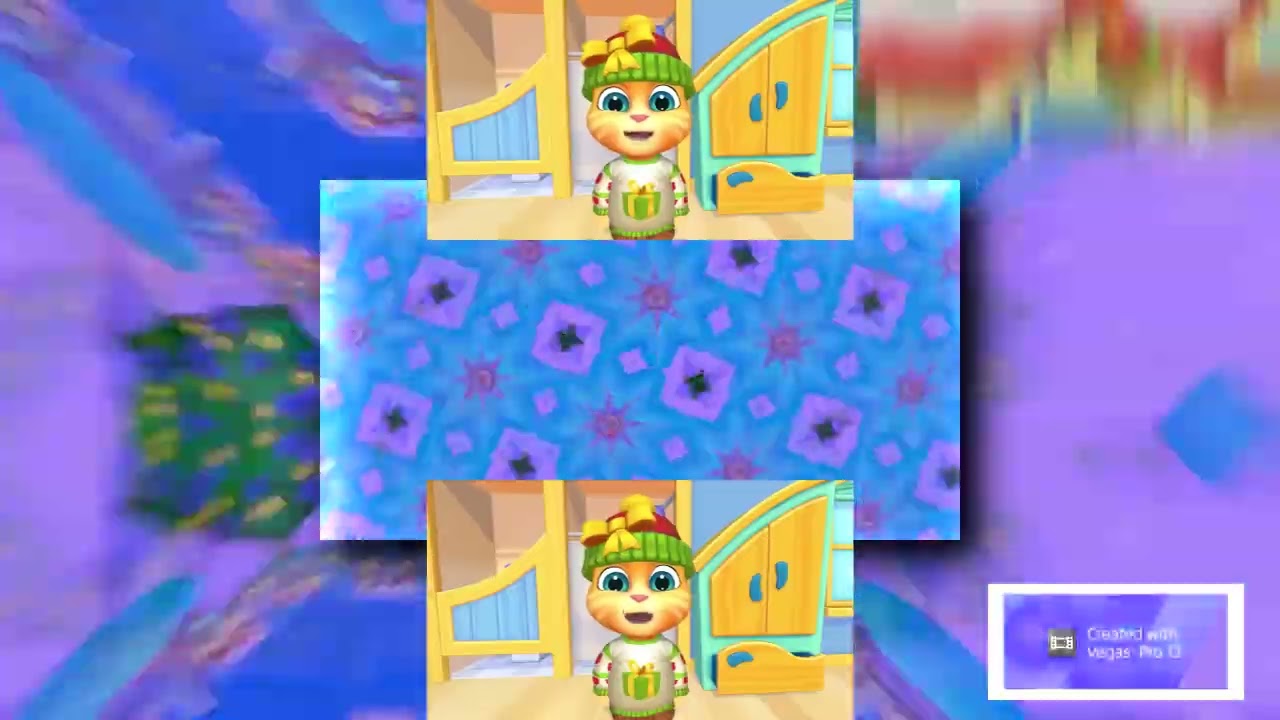 YTPMV Is Ginger on the Naughty List! 😟🎅 My Talking Tom Friends 2 Game Stories Scan