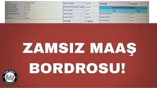 Zamsiz Bordro Laki̇n Önemli̇ Konumuz Var