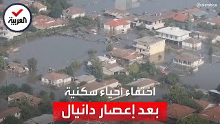 أحياء سكنية اختفت وجثث في الشوارع.. إعصار دانيال يجتاح ليبيا