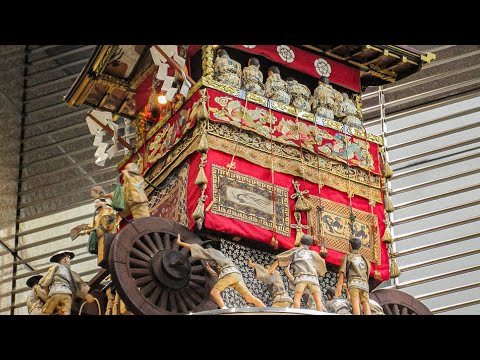 日本三大祭を年中】野村證券京都支店 「祇園祭 長刀鉾からくり時計