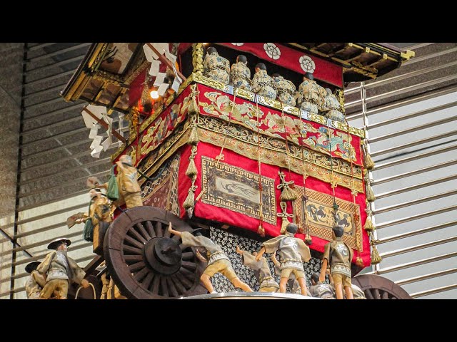 日本三大祭を年中】野村證券京都支店 「祇園祭 長刀鉾からくり時計