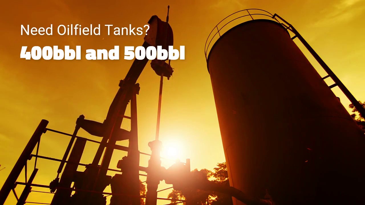 Oilfield Storage Tanks - 100 to 500 barrel - 713-570-6450
