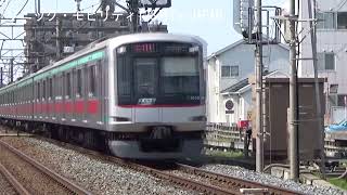 東急田園都市線5000系5114編成6ﾄﾞｱ組み込みTS-26一ノ割駅北千住方面CX420