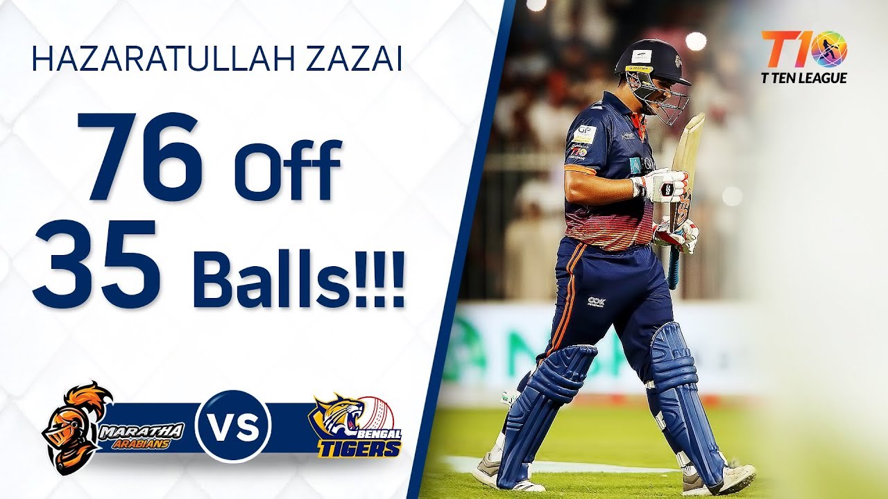 Хазратулла Зазай в ударе!!! 76 с 35 мячей!!! 2 сезон!