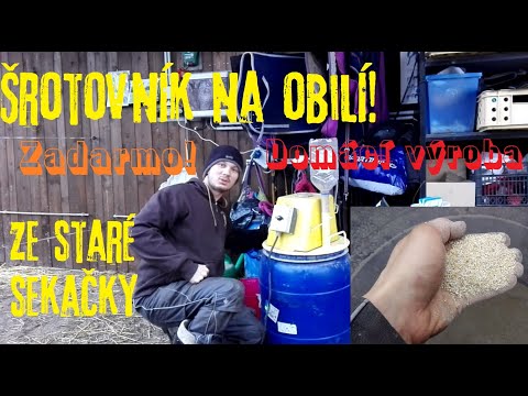 Video: Domácí drtič obilí udělej si sám