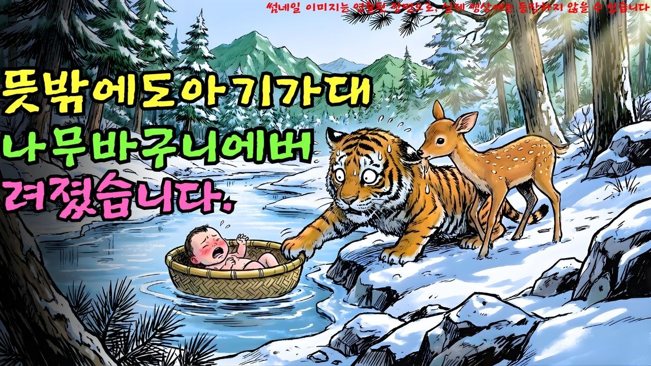 👉 숲에서 호랑이 새끼와 사슴 새끼가 친구가 됩니다. 그들은 버려진 아이를 발견하고 오랫동안 키우고 보호합니다. | 야담 |옛날이야기 |민담 |전설 | 설화