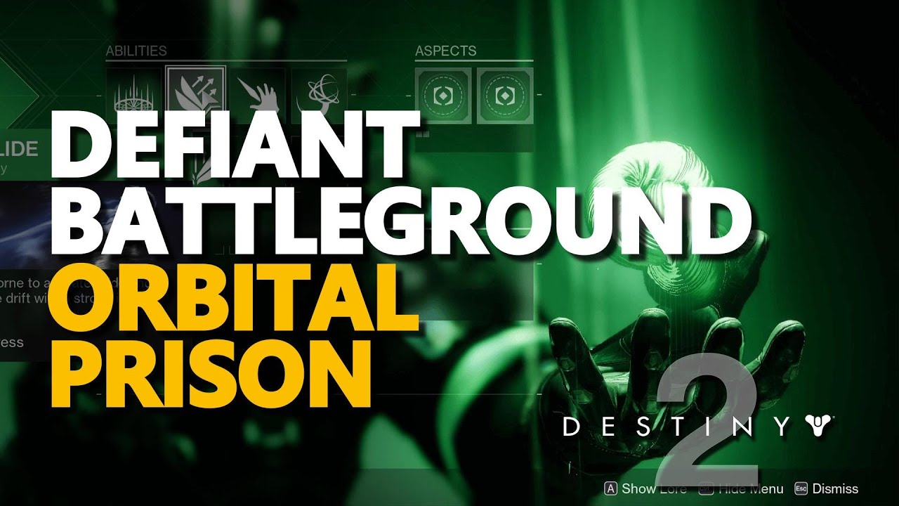 Defiant Battleground Orbital Prison Destiny 2