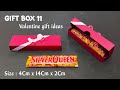 GIFT BOX 11 - Kotak kado untuk silverqueen dari karton - Hadiah valentine (valentine gift ideas)