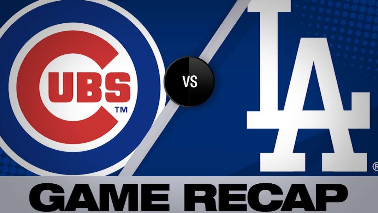 baseball ops Beaty, Hill lead Dodgers past Cubs, 5-3 | Cubs-Dodgers Game Highlights 6/14/19