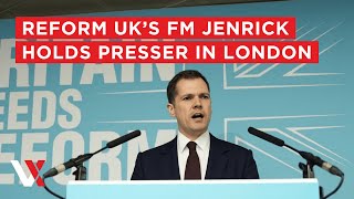 LIVE | Reform UK’s FM Robert Jenrick Takes Aim At UK economy, Stirring Policy Debate | VERTEX