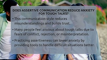 Does Assertive Communication Reduce Anxiety For Tough Talks? - The Personal Growth Path