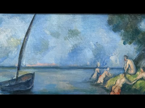 美術品鑑賞第944回【舟と水浴する人々】ポール・セザンヌーオランジュ