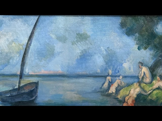 美術品鑑賞第944回【舟と水浴する人々】ポール・セザンヌーオランジュ