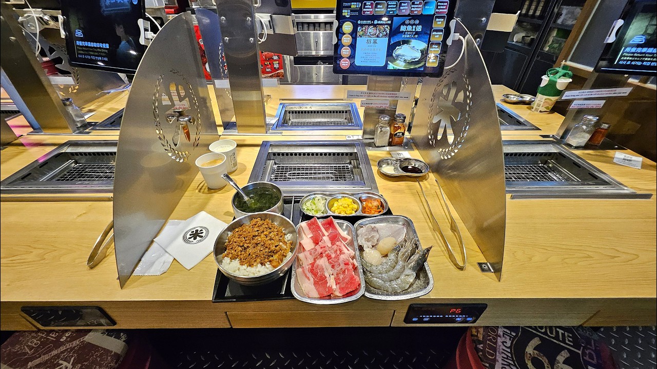 Eating $14 Self Service Japanese Yakiniku Restaurant - YouTube