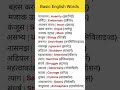 रोज बोले जाने वाले English Words Meaning | Spoken English Shorts l #english #learneducation6 #shorts