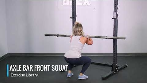 Axle Bar Front Squat - OPEX Exercise Library