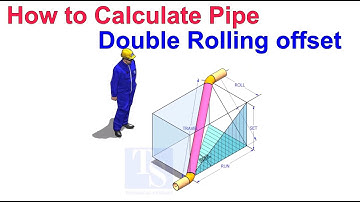 PIPE DOUBLE ROLLING OFFSET CALCULATIONS FREE TUTORIAL