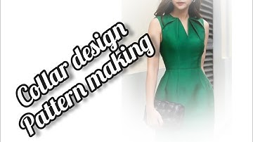 easy collar design pattern making for beginners
