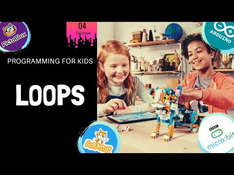 Coding with Scratch: Loops & Repeat (Part 4)  Programming for Kids