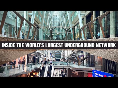 Exploring World’s Largest Underground City | Toronto’s 30 km PATH Network