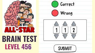 Brain Test All Star Level 456 | Get the correct number | Walkthrough