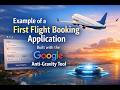 Example of a First Flight Booking Application Built with the Google Anti-Gravity Tool Part_1