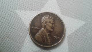 1934 penny Value no mint mark