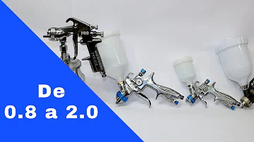 Qual o melhor bico para usar numa pistola de pintura?