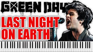 GREEN DAY - Last Night On Earth | PIANO COVER (Billie Joe Armstrong's vocals)