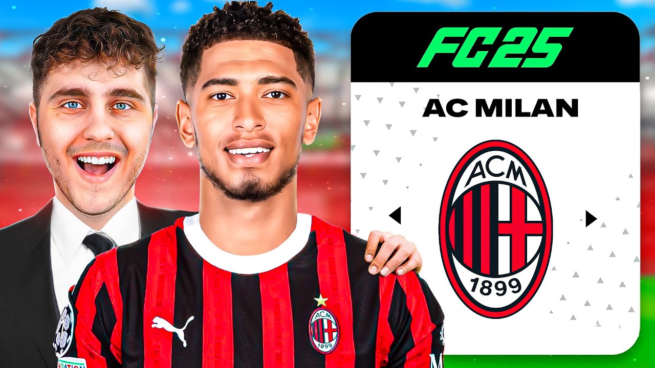 Bellingham la AC MILAN in FC 25..