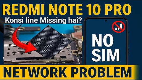 Redmi Note 10 Pro No SIM Card / Network Fix [100% Solution]