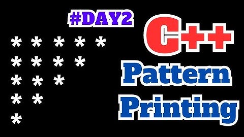 Pattern Printing in C++ | inverted Right triangle pattern printing