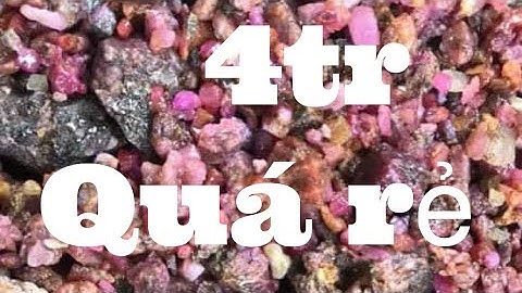 Bán lô ruby 28kg giá 4tr