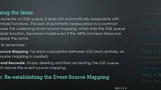 Resolving AWS Lambda SQS Trigger Issues After Queue Recreation