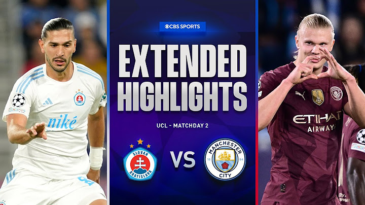Slovan Bratislava vs. Man. City: Extended Highlights | UCL League Phase MD 2 | CBS Sports Golazo